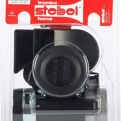 Automotive Steble NAUTILUS COMPACT BLACK 12V Air Horn With Relay For Bike & Cars (Made In Italy)