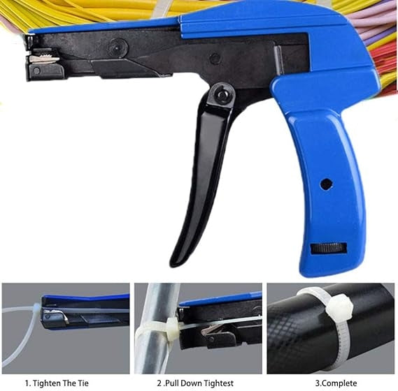 Automtoive Car Ergonomic Manual Fast Cutting Cable Tie Gun For Electrical Work