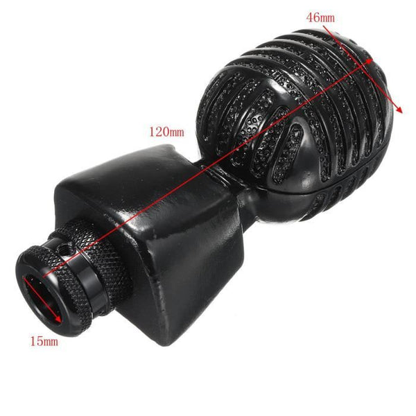 Autotmoitve Universal Microphone Mic Manual Gear Shift Knob For Car