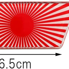 Autotmotive Car Bike JDM Sun Japan Rising Flag Color Fashionable Accessories Emblem Badge Decal Sticker