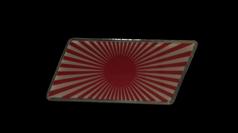 Autotmotive Car Bike JDM Sun Japan Rising Flag Color Fashionable Accessories Emblem Badge Decal Sticker
