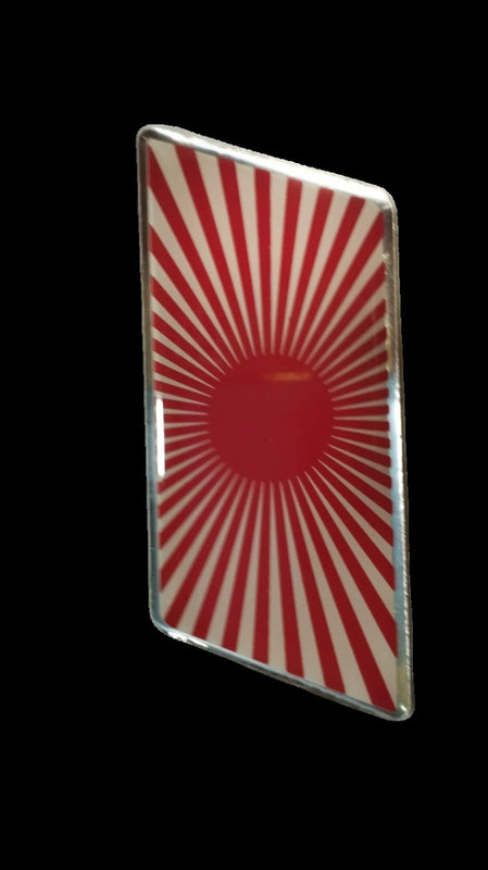 Autotmotive Car Bike JDM Sun Japan Rising Flag Color Fashionable Accessories Emblem Badge Decal Sticker