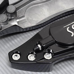 Universal Car Aluminum Alloy ENDLESS Front & Rear Disc Brake Caliper Cover Big Size (Black Colour)