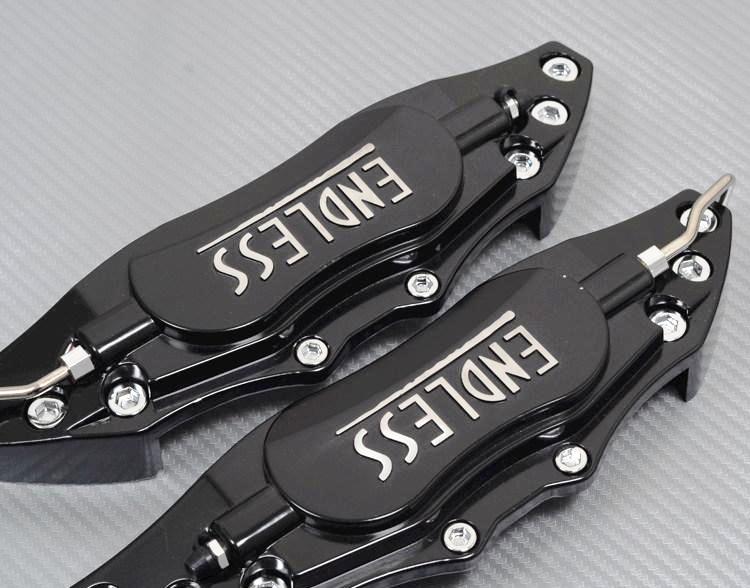 Universal Car Aluminum Alloy ENDLESS Front & Rear Disc Brake Caliper Cover Big Size (Black Colour)