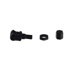 4pcs Black Bolt-in Aluminium Car Wheel Tire Tubeless Valves Stem with Dust Caps