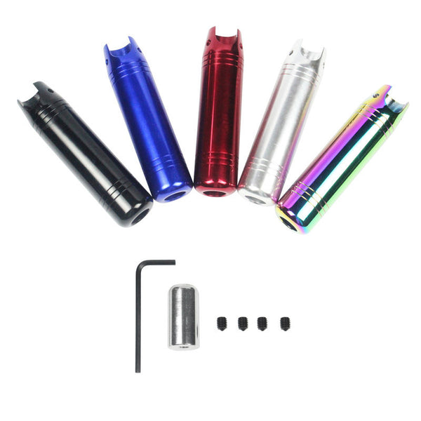 Blue Aluminum alloy Car Handbrake Paillette E-Brake Handle Decoration Cover