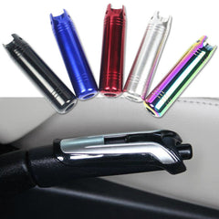 Black Aluminum alloy Car Handbrake Paillette E-Brake Handle Decoration Cover