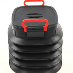 37 Liter Retractable Bucket Collapsible Pail Storage Container Car /Outdoor Camp Use (With Lid)