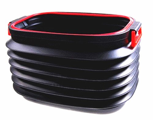 37 Liter Retractable Bucket Collapsible Pail Storage Container Car /Outdoor Camp Use (With Lid)
