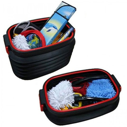 37 Liter Retractable Bucket Collapsible Pail Storage Container Car /Outdoor Camp Use (With Lid)