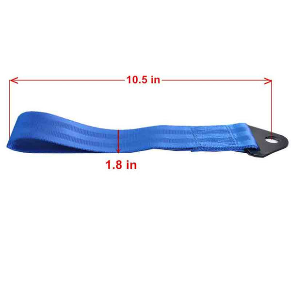 Yellow Tow Strap Racing Ribbon Stainless Steel Hardware