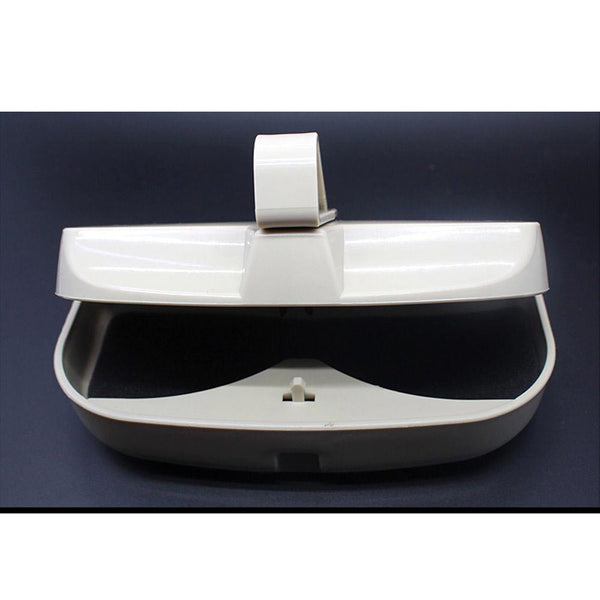 Car Front Driver Side Sunglasses Storage Box / Eyeglass Case Clip Type (Black Color)
