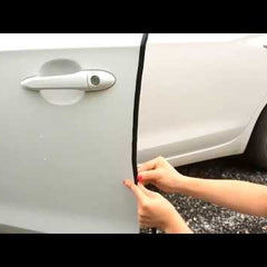 BLACK Car Door Edge Guards U Shape Edge Trim Rubber Seal Protector Car Protection Door Edge(5 Meter) Fit for Most Car