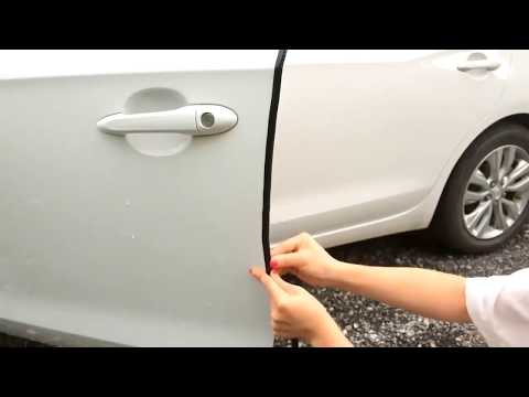 BLACK Car Door Edge Guards U Shape Edge Trim Rubber Seal Protector Car Protection Door Edge(5 Meter) Fit for Most Car