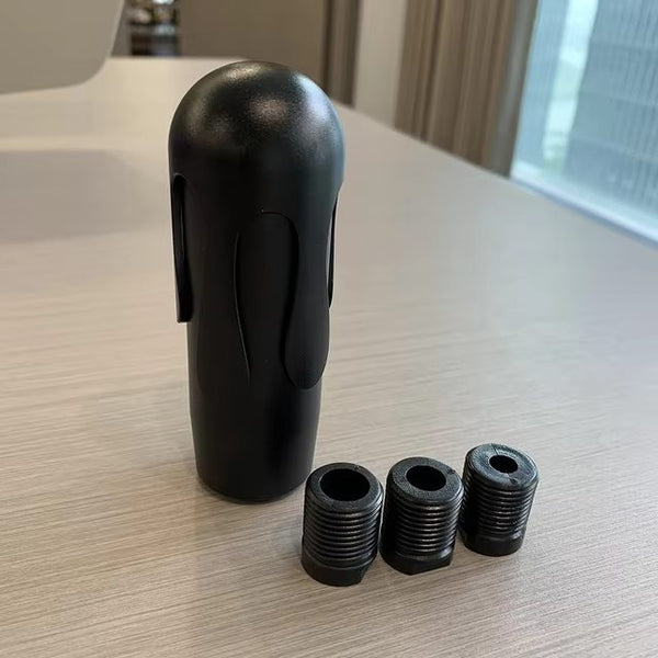 Ice Cream Stick Shift Knob with 3 Adapters Universal Aluminium Alloy Car Gear Shifter Knob Fit Most Automatic Manual Vehicles