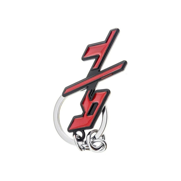 Black Red R/T 3D Logo Emblem Metal Keychain For Bikes And Cars