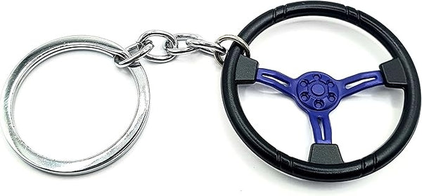 Steering Wheel Keychain Keychains Key Fob Key Chain Keyring Wallet Key Pendants Steering Wheel Charm Keychain Pendant Bag Hanging Charm Keychain Hanging Decor Zinc Alloy