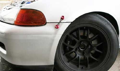 Blue Finish JDM Quick Release Fasteners For Car Bumpers Trunk Fender Hatch Lids Kit.