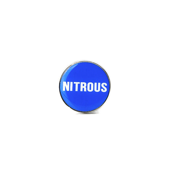 Blue Nitrous Aluminum Car Cigarette Lighter Plug Replacement Push Button Fits Most Automotive Vehicles