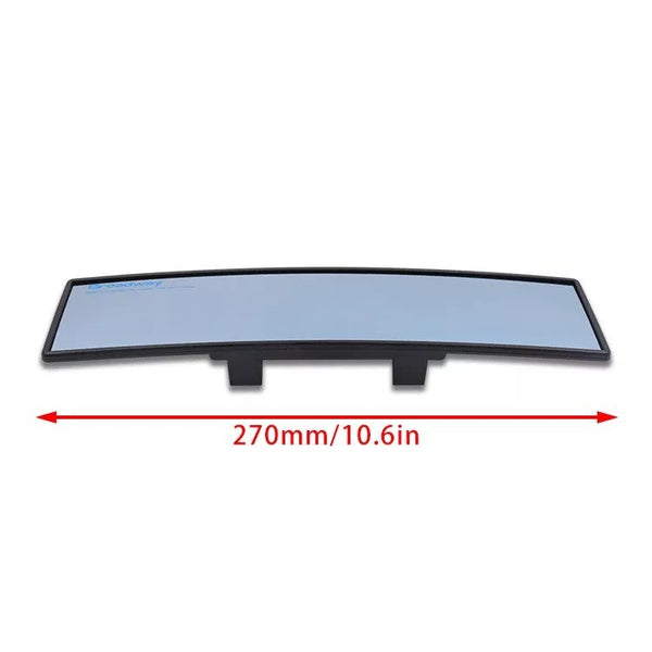 Blue Tinted 270mm NAPOLEX Broadway Convex Wide Car Rear View Mirror