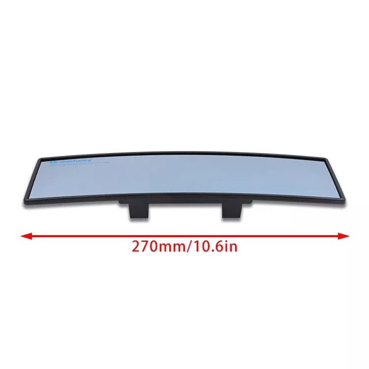 Blue Tinted 270mm NAPOLEX Broadway Convex Wide Car Rear View Mirror