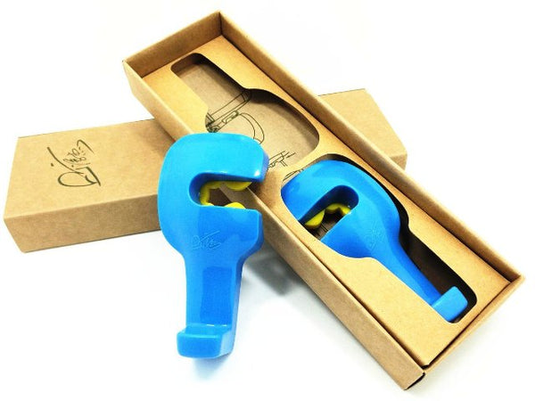 2pcs Blue Universal Car Headrest Luggage Bag Holder, Hanger And Hook