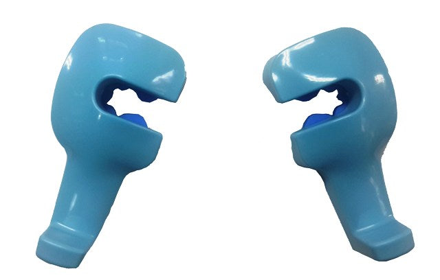 2pcs Blue Universal Car Headrest Luggage Bag Holder, Hanger And Hook