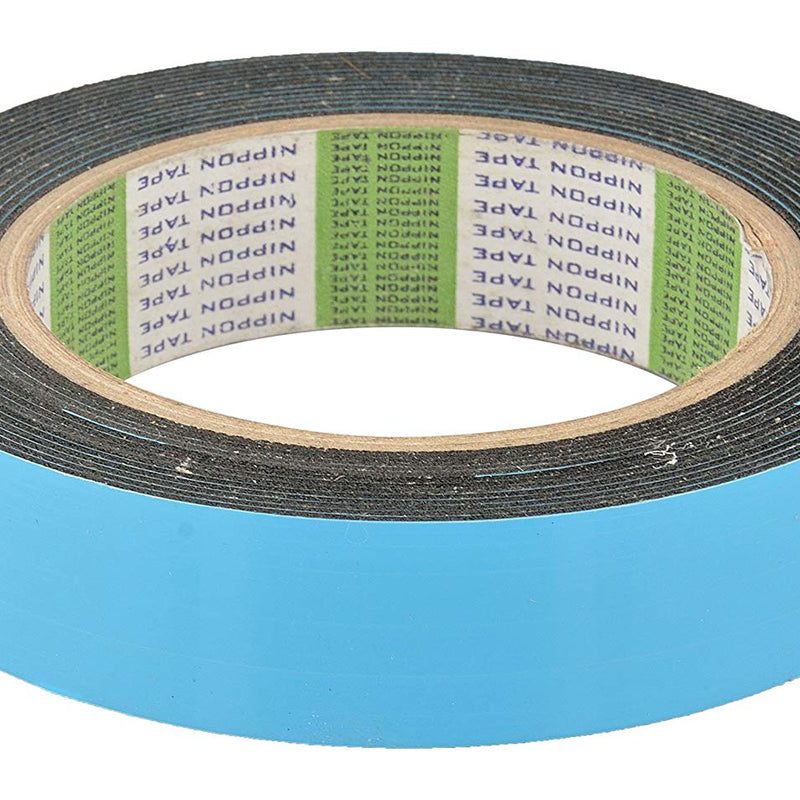 Nippon Double Sided Foam Tape 10 mm x 10 ft, Blue