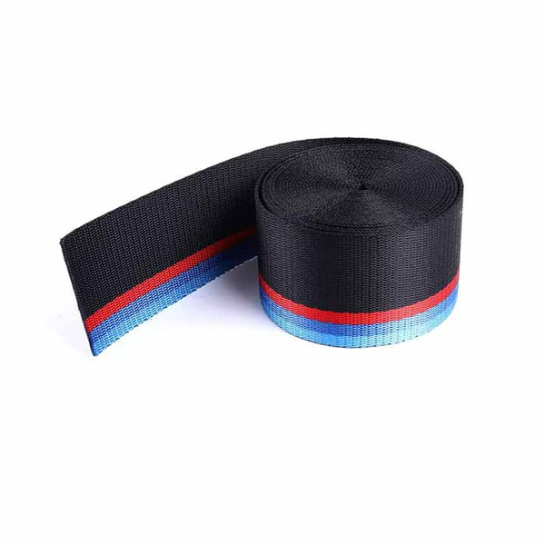 Car 3.6M Seat Belt Webbing Polyester Seat Lap Retractable Nylon Safety Strap