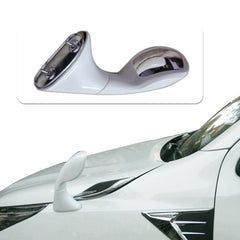 White Car Bonnet Fender Side Mirror Wide Angle View for New Toyota Fortuner