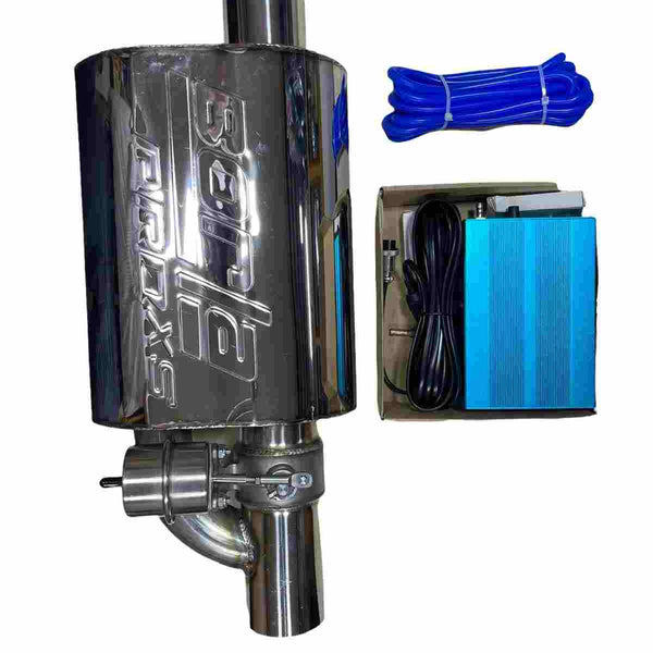 Borla Single Tip Valvetronic Exhaust Remote With Vacuum Valve For All Car.