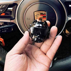 Pitbull Bulldog Dog Mix Color Car Fragrance Diffuser with Vent Clip Automotive Air Freshener Purifier 2 Aromatherapy Tablets Included