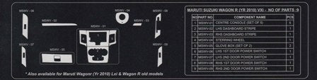 Wagon R 2010 LXI Wooden Dash Kit Trim Dashboard