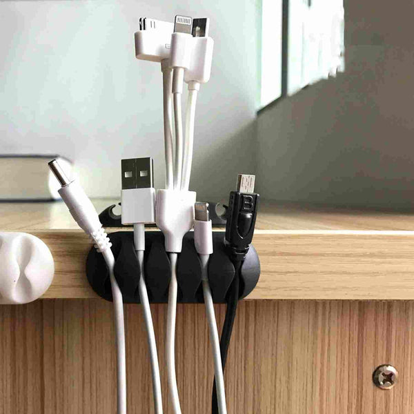 CABLE CLIPS MULTI PURPOSE CABLE ORGANIZER , WIRE HOLDER FOR DESK AND TABLE USE