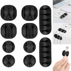 CABLE CLIPS MULTI PURPOSE CABLE ORGANIZER , WIRE HOLDER FOR DESK AND TABLE USE