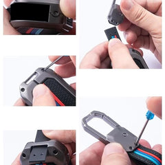 Car 4 Button Metal Key Cover For KIA Carens