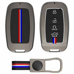 Car 4 Button Metal Key Cover For KIA Carens