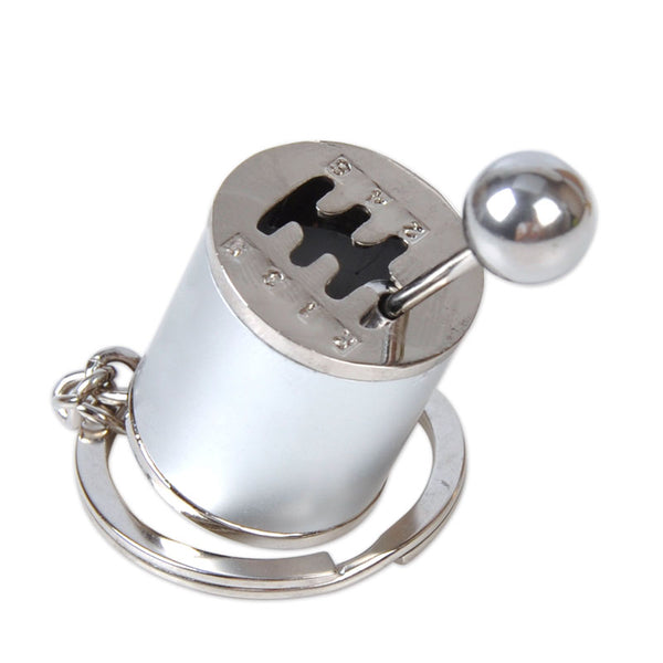 Car 6 Speed Gearbox Gear Shift Key Chain Ring Fob Keyring Racing Tuning Model