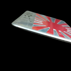 Car Aluminum JDM Japan Japanese Flag Exterior Accessories Emblem Badge Sticker Decal
