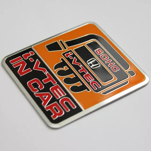 Car Autotmotive Exterior Accessories Honda i-VTEC Trunk Side Rear Metal Emblem Badge Decal Sticker