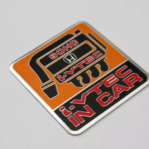 Car Autotmotive Exterior Accessories Honda i-VTEC Trunk Side Rear Metal Emblem Badge Decal Sticker