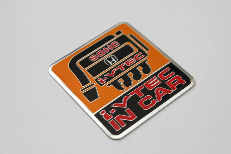 Car Autotmotive Exterior Accessories Honda i-VTEC Trunk Side Rear Metal Emblem Badge Decal Sticker