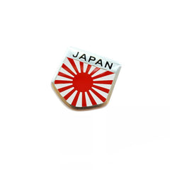 Car Autotmotive Exterior Accessories Japanese Shield Flag Trunk Side Rear Metal Emblem Badge Decal Sticker