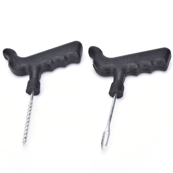 Car Bike Auto Tire Puncture Plug Repair Tool Kit With Glue For Tubeless Tyre Safety Strip