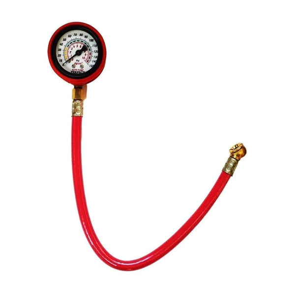 CAR BIKE TIRE REPAIR TOOL KIT HEAVY DUTY TIRE INFLATOR GAUGE AIR COMPRESSOR
