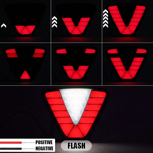 3rd Brake Light LED Strobe Rear Third Tail Stop Reverse Pilot Fog Lamp Universal
