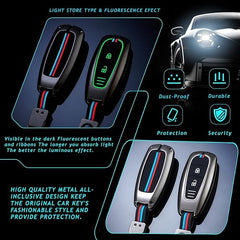 Car Metal Alloy Car Key Cover Suitable For Maruti Suzuki Baleno Ciaz Vitara Brezza S Cross Swift Ignis and Toyota Urban Cruiser