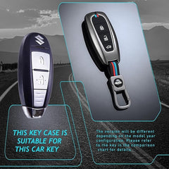 Car Metal Alloy Car Key Cover Suitable For Maruti Suzuki Baleno Ciaz Vitara Brezza S Cross Swift Ignis and Toyota Urban Cruiser