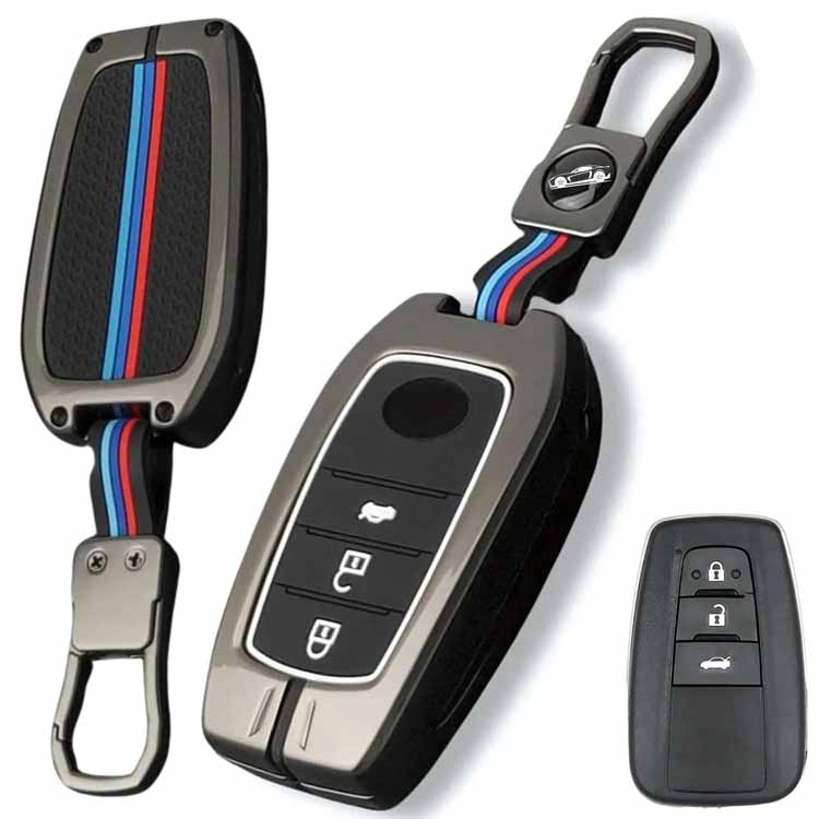 Car Metal Key Cover for Fortuner, Invicto, Innova Hycross