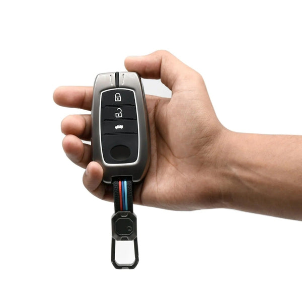 Car Metal Key Cover for Fortuner, Invicto, Innova Hycross